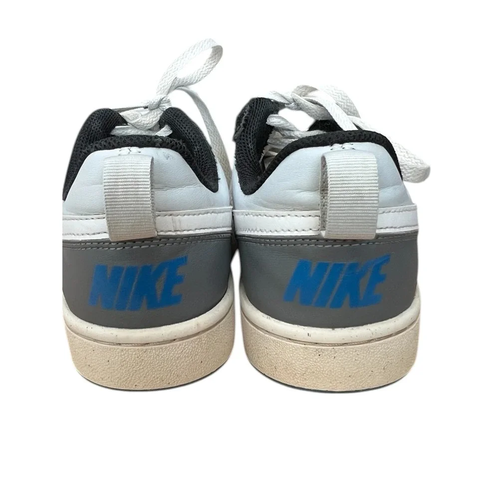 Nike Court Borough Low Recraft Grey White Blue DV5456-019 Kids 5.5Y Sneakers